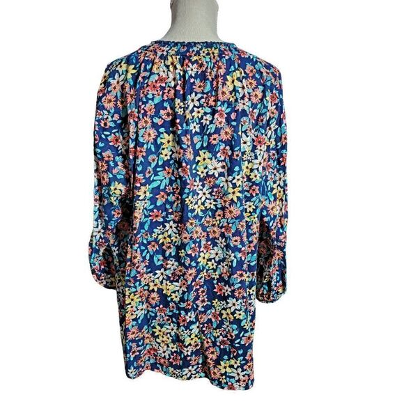 St. John's Bay Floral Blouse Women's Top. Size 2X. Plus Size. - Picture 4 of 8